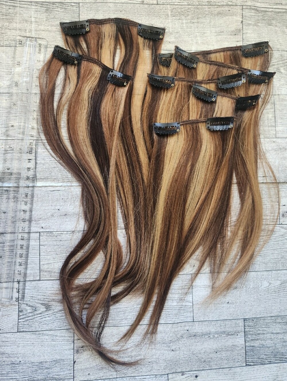 7 pcs Great for Highlights 10 & 12 inch🍯 Honey Brown And Blonde Ready To Ship